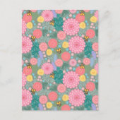 フローラ開花 ポストカード (正面)