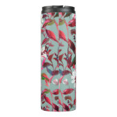 フローラ開花。水彩花継ぎ目無し模様。 タンブラー (裏面)