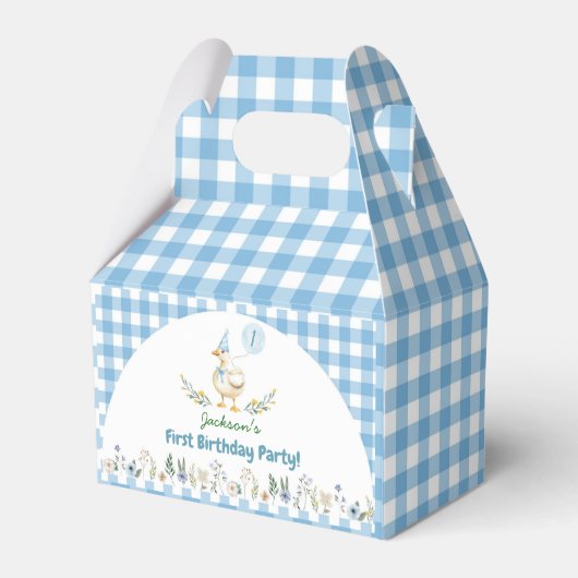 フローラ間抜けグースブルー誕生日ありがとう フェイバーボックス (裏面サイド)