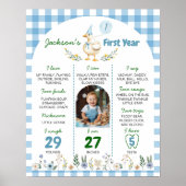 フローラ間抜けグースマイルストーンフォト ポスター (正面)