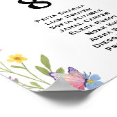 フローラ防峰結婚野草座図 ポスター (角)