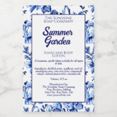 フローラ防水化粧品ボトルラベル フードラベル (シングルラベル)