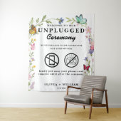 フローラ防波無詰結婚式の歓迎 タペストリー (インサイチュ)