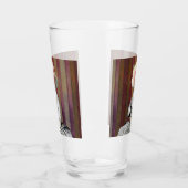 フローラ陰謀ピンク牡丹マスク タンブラーグラス (左)