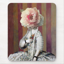 フローラ陰謀ピンク牡丹マスク