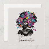 フローラ階級のアフロウーマン (正面/裏面)