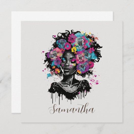 フローラ階級のアフロウーマン