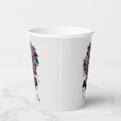 フローラ階級のアフロウーマン 紙コップ (右)