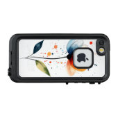 フローラ離れと LifeProof iPhoneケース (裏面横)