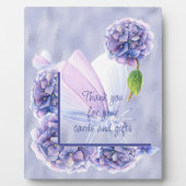 フローラ離れカードとギフト フォトプラーク (正面)