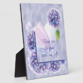 フローラ離れカードとギフト フォトプラーク (側面)