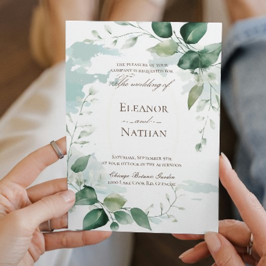 フローラ離れグリー結婚の夏 招待状