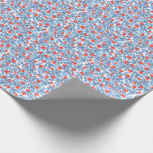 フローラ離れ：シームレスな自然パターン ラッピングペーパー (角)