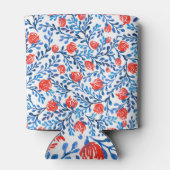 フローラ離れ：シームレスな自然パターン 缶クーラー (裏面)