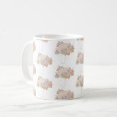 フローラ雨天用コーヒーカップ コーヒーマグカップ (正面左)