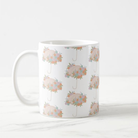 フローラ雨天用コーヒーカップ コーヒーマグカップ (左)