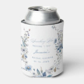 フローラ青い何かブライダルシャワー 缶クーラー (缶正面)