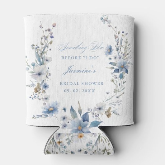 フローラ青い何かブライダルシャワー 缶クーラー (裏面)