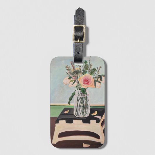 フローラ静物 ラゲッジタグ (正面縦)