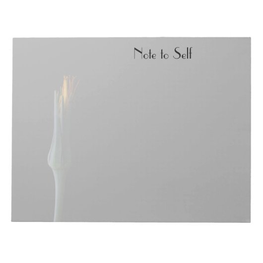 フローラ非表示美しい ノートパッド (正面)