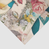 フローラ顔混合メディアコラージュエフエメラデクページ 薄葉紙 (詳細)