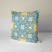 フローラ風の黄色 クッション