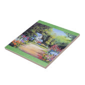 フローラ風景装飾タイル タイル (側面)