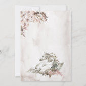 フローラ馬結婚牧場 招待状 (裏面)