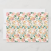 フローラ馬誕生日写真 招待状 (裏面)