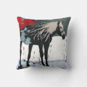 フローラ馬 クッション (裏面)