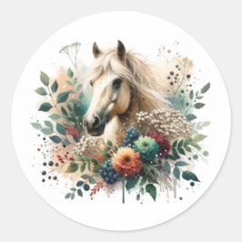 フローラ馬 ラウンドシール
