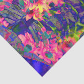 フローラ骨格リブケージパープルピンクヴィンテージアート 薄葉紙 (詳細)