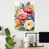 フローラ魅了 ポスター (ホームオフィス)