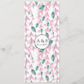 フローラ魅力的ピンク藤メニュー メニュー (裏面)