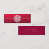 フローラ魅力的曼荼羅 スキニー名刺 (正面/裏面)