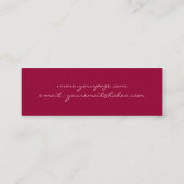 フローラ魅力的曼荼羅 スキニー名刺 (裏面)