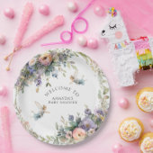 フローラ魅惑フェアリー茶パーティーベビーガールシャワー ペーパープレート (パーティー)