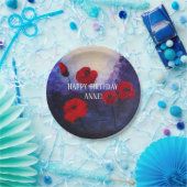 フローラ魔法カスタム誕生日紙プレート ペーパープレート (パーティー)