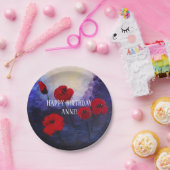 フローラ魔法カスタム誕生日紙プレート ペーパープレート (パーティー)