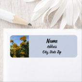 フローラ鮮やかなイエローランタナフォトフラワー ラベル (インサイチュ)