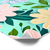 フローラ鮮やかの喜び：デイジーの夢の壁紙 ポスター (角)