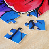 フローラ鮮やかイラストレーション ジグソーパズル (側面)