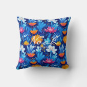 フローラ鮮やかウェルネス名前をカスタムする枕 クッション (裏面)