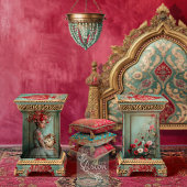 フローラ鮮やかカーネーションと蝶フィールド 薄葉紙