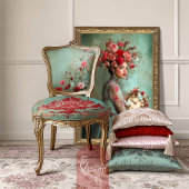 フローラ鮮やかカーネーションと蝶フィールド 薄葉紙