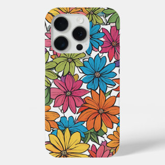 フローラ鮮やかデザインiPhone / iPadケース iPhone 15 Proケース