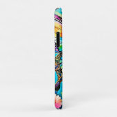 フローラ鮮やかバタフライグローデザイン Case-Mate iPhoneケース (裏面/右)