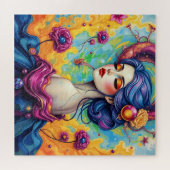 フローラ鮮やかファンタジーウーマンジグソーパズル ジグソーパズル (横)