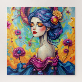 フローラ鮮やかファンタジーウーマンジグソーパズル ジグソーパズル
