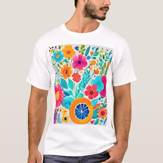 フローラ鮮やかフェスタ Tシャツ (正面)